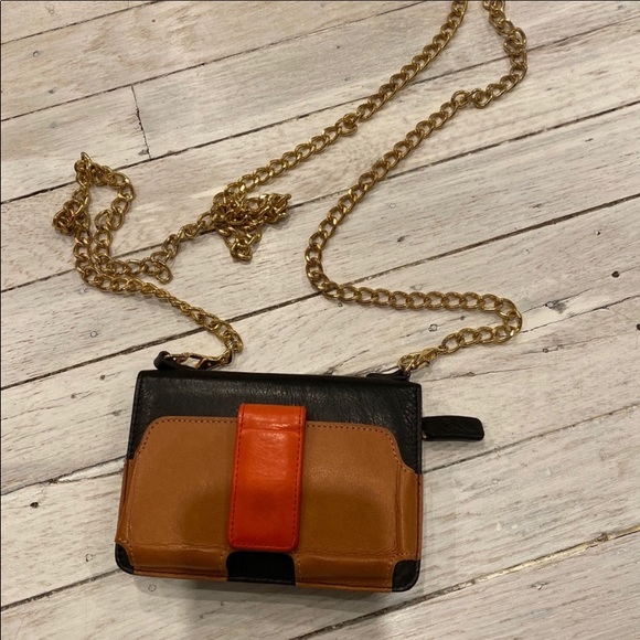 Case Mate bag. Black orange & Tan oyster SHEIN BAG - Picture 1 of 10